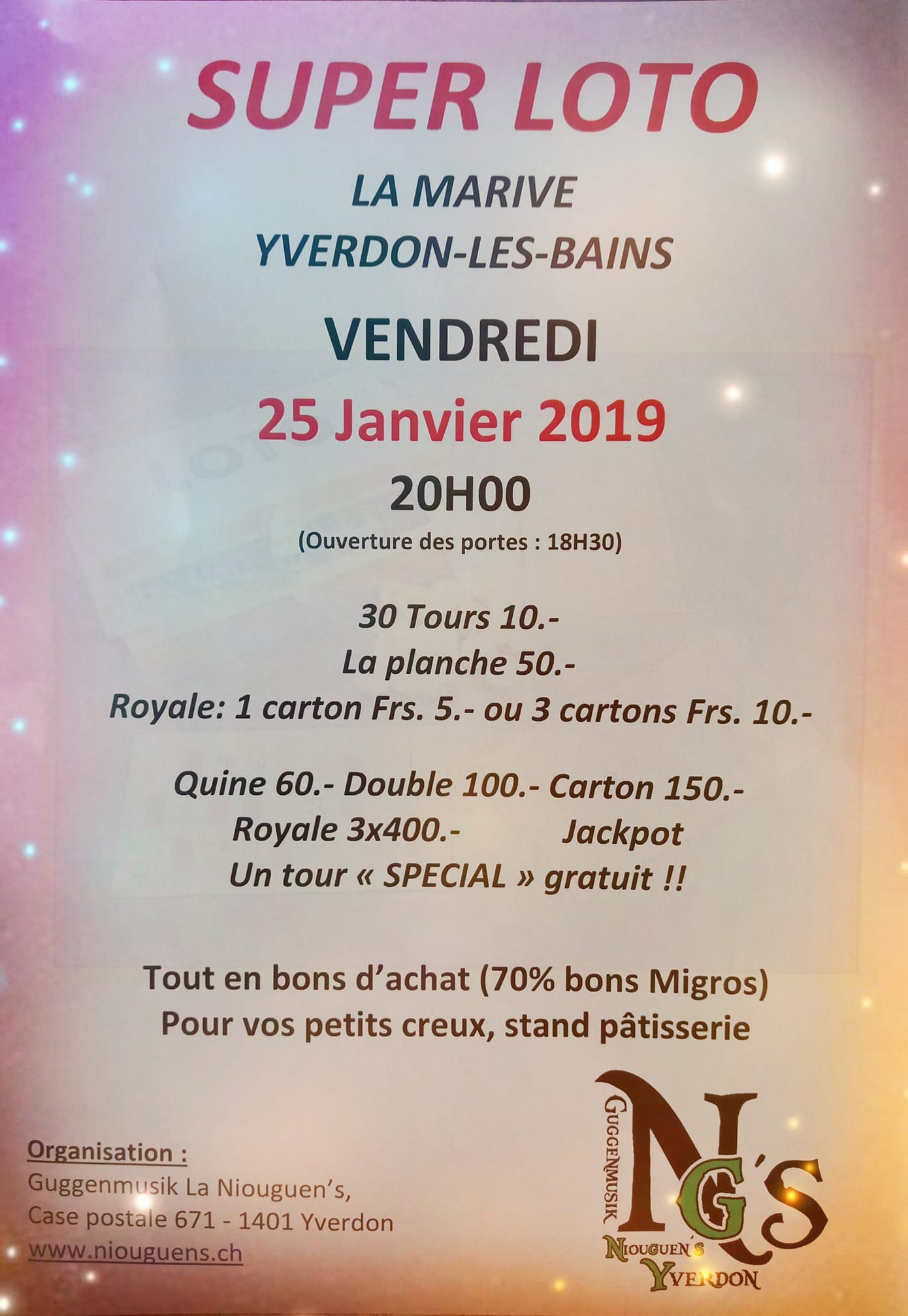 Loto: J-3